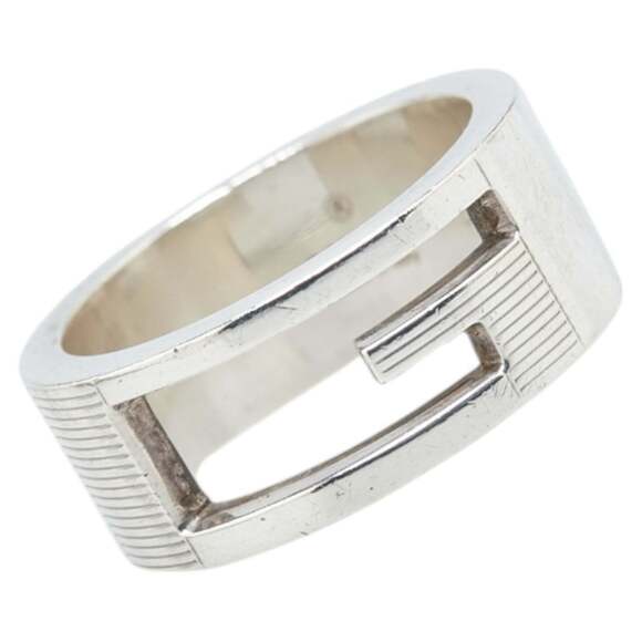 GUCCI Jewelry - Gucci Branded G Ring #11 SV925 Silver Women's GUCCI